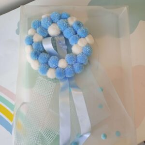 Fiocco nascita azzurro