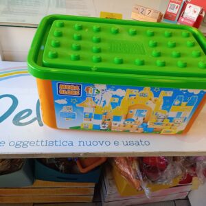 Gioco contenitore costruzioni Lego Duplo e Mega Block