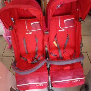 Passeggino doppio rosso Brevi