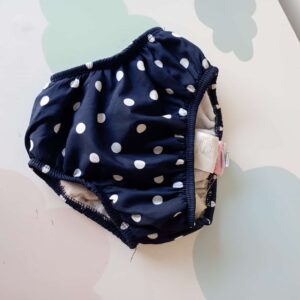 Costume bimba mutanda contenitiva blu 18 mesi
