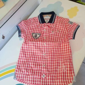 Camicia bimbo scacchi 6 anni